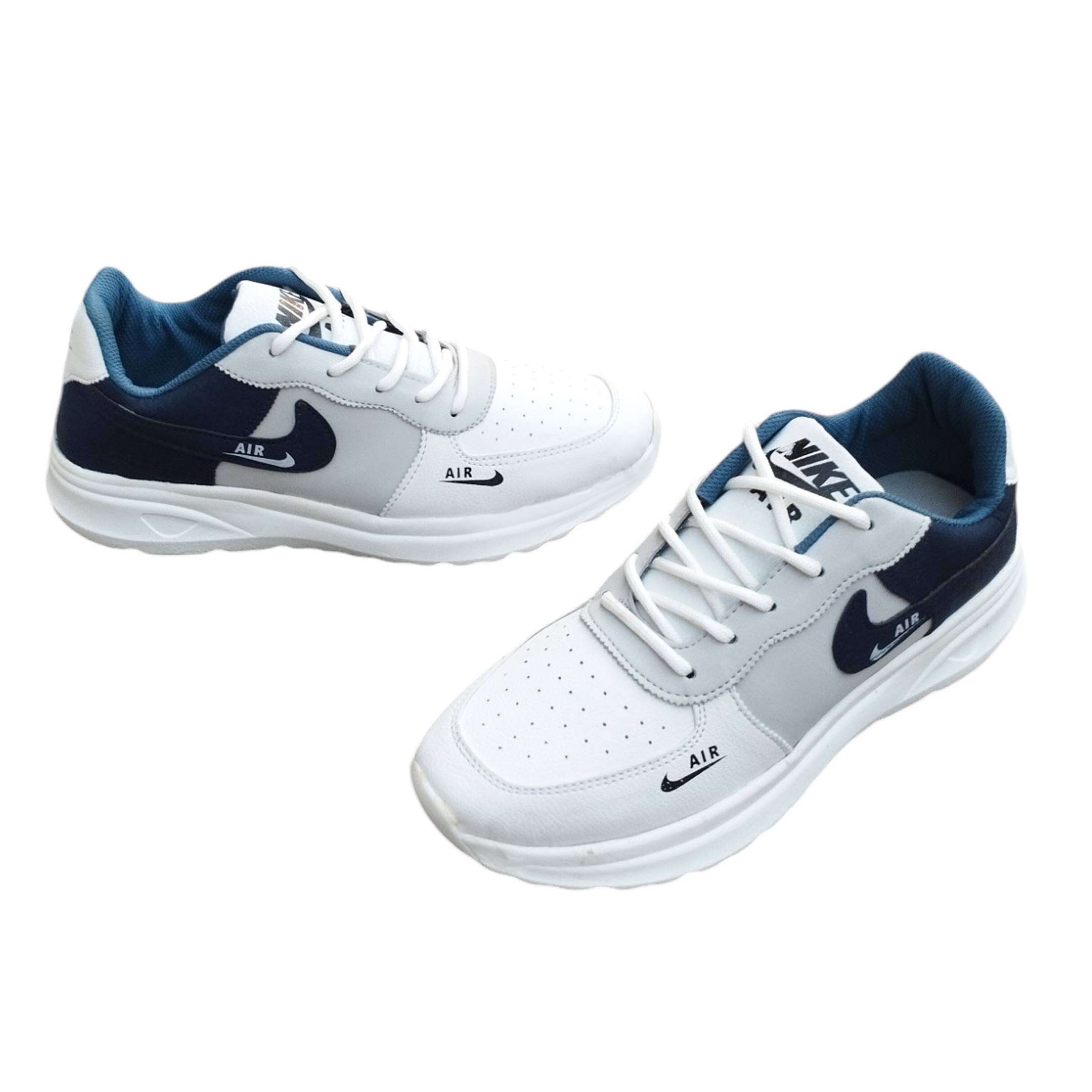 Sport Pu Leather Sneakers  For Men - Blue - N9