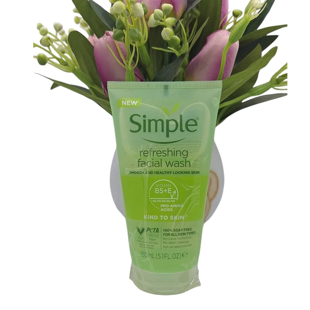 Simple Kind To Skin Refreshing Facial Wash Gel - 150ml 