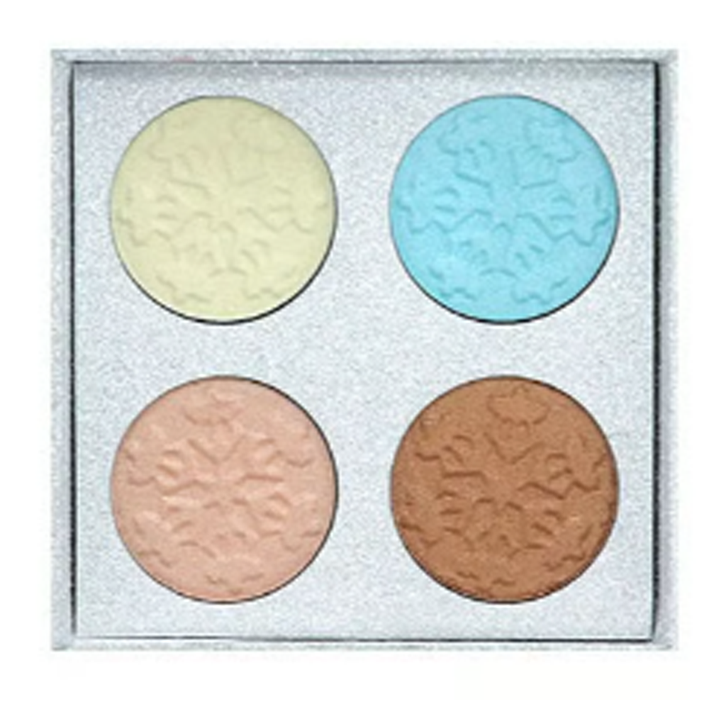 W7 Frosted Festive Icy Shimmers Palette - 4 Colors