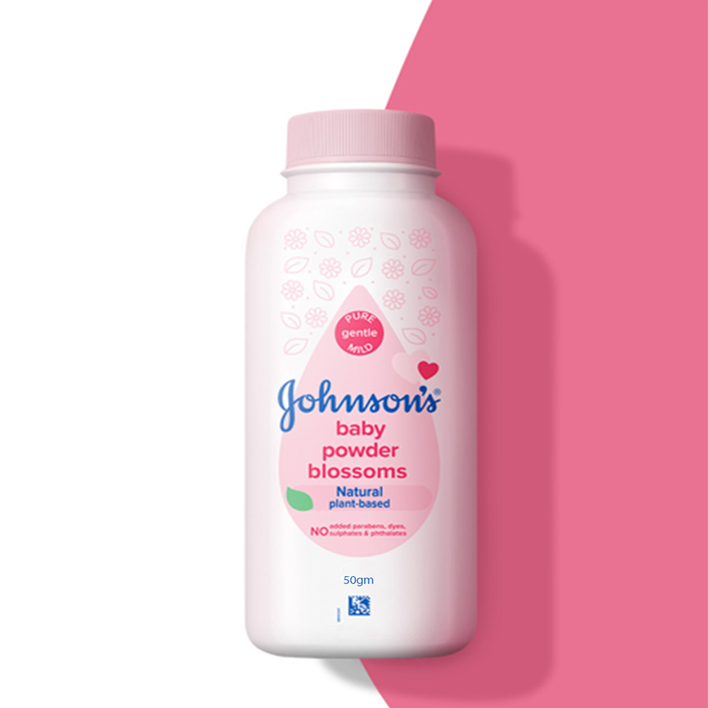 Johnsons Blossom Natural Plant Based Baby Powder - 50gm - 79633375