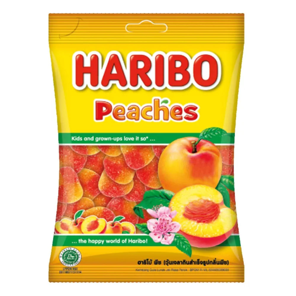 Haribo Peaches Candy - 80gm