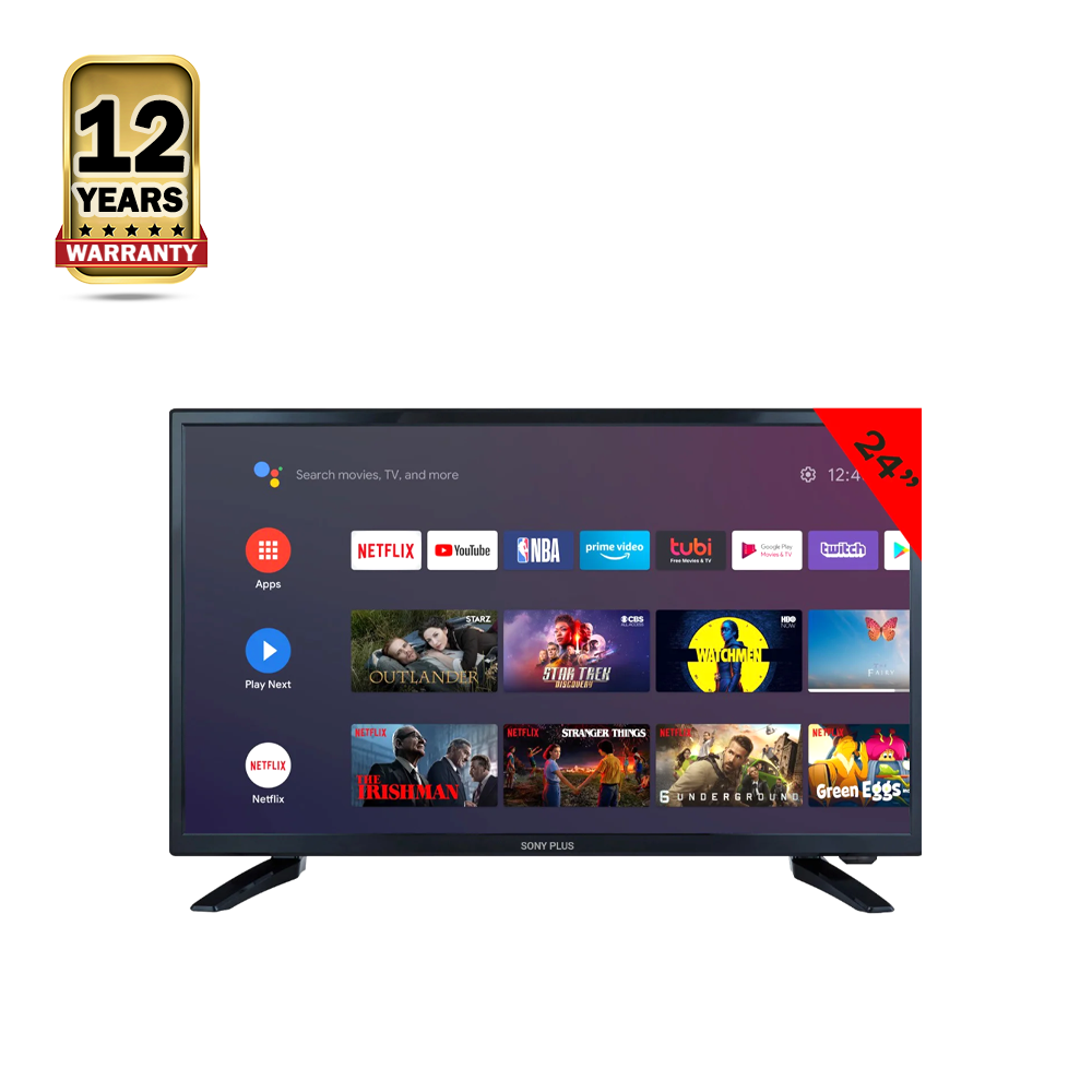 Sony Plus SP24SF Frameless FHD Smart Android TV - 24 Inch