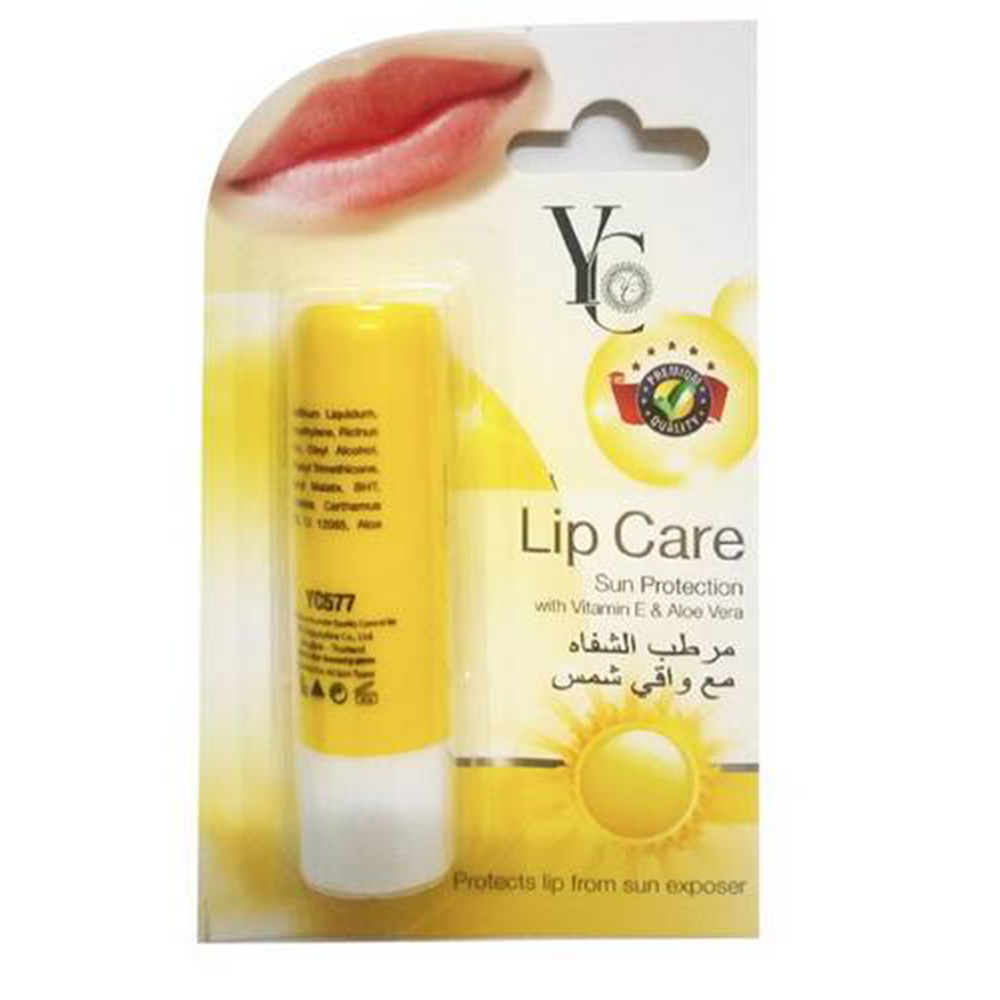 YC Sun Protection Lip Care With Vitamin E and Aloe Vera - 3.8gm - CN-160