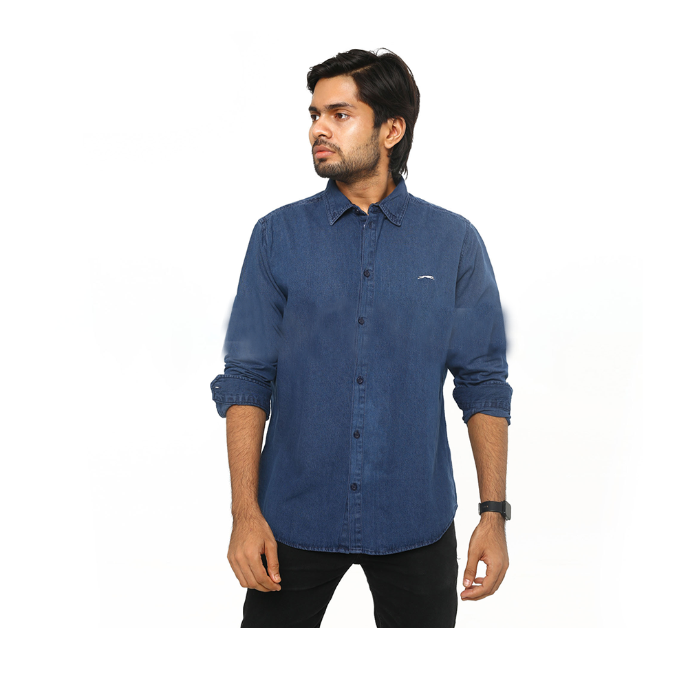 Denim Casual Full Sleeve Shirt For Men - DS -04