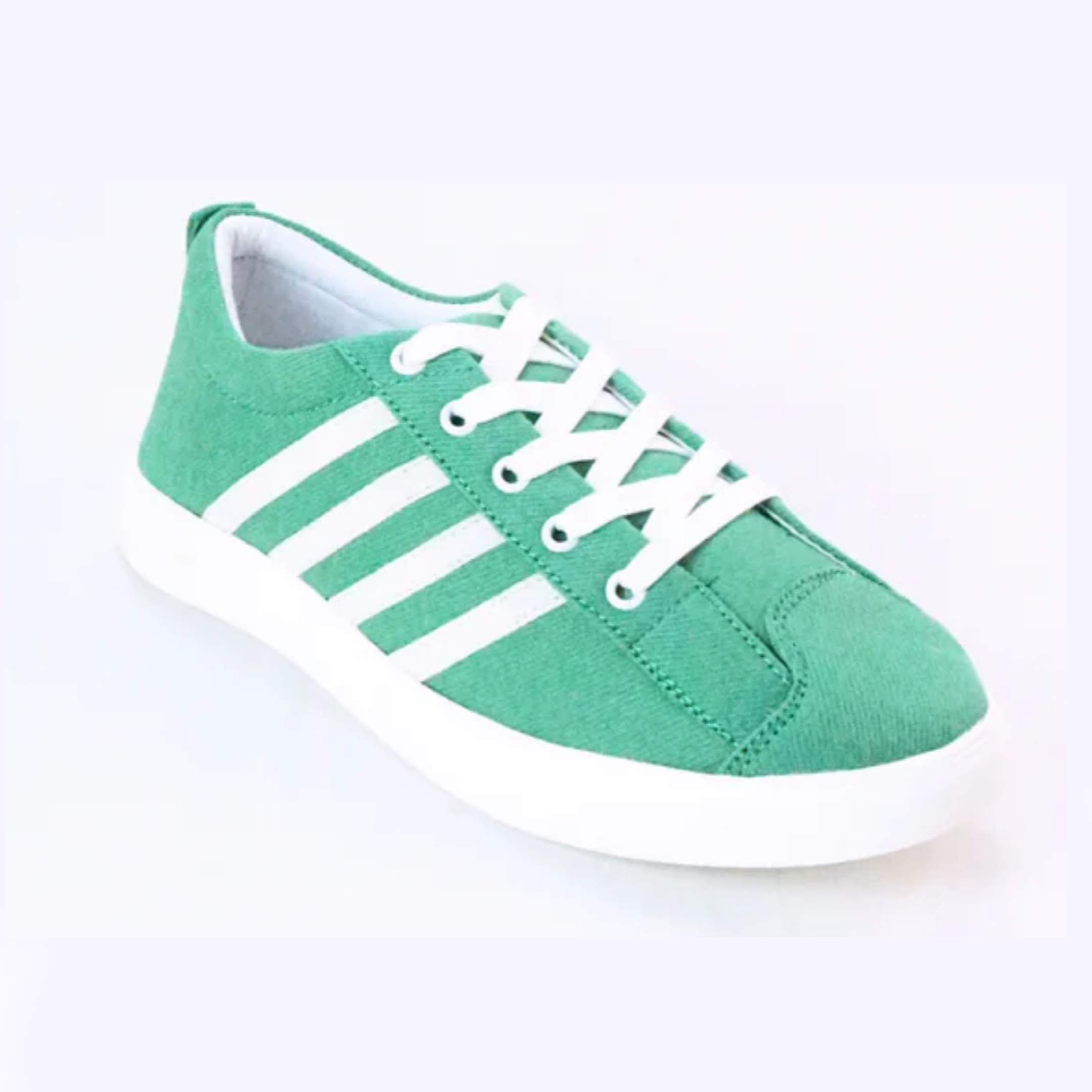 Sport Cord Fabric Sneakers  For Men - Olive - OC