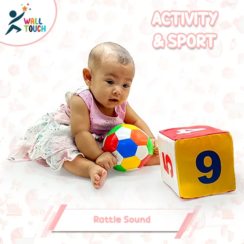 Alphabet Roll Ball and Cube For Baby - 345154894