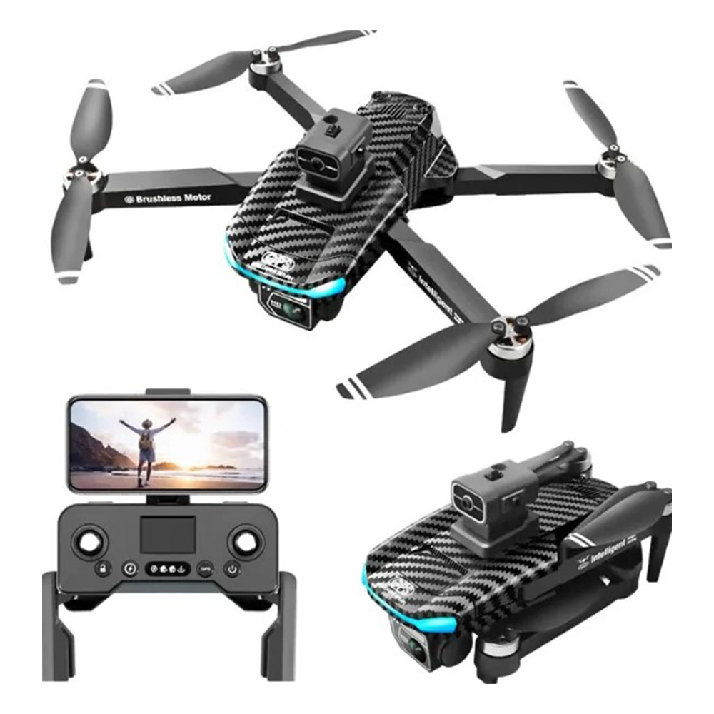 V2 GPS V2-A Drone with 8K Professional Dual HD Camera - Black