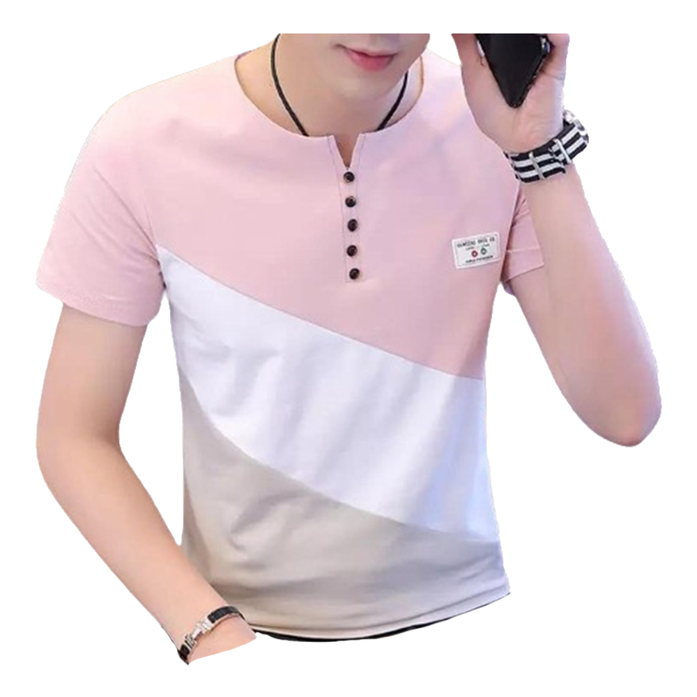 PP Half Sleeve T-shirt for Men - Multicolor - TS-60