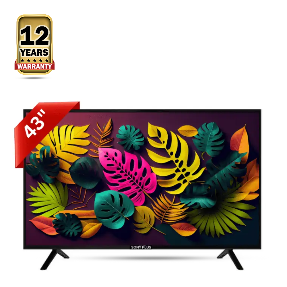 Sony Plus Smart Android 4k Supported LED TV - RAM 2 GB - ROM 16 GB - 43 Inch