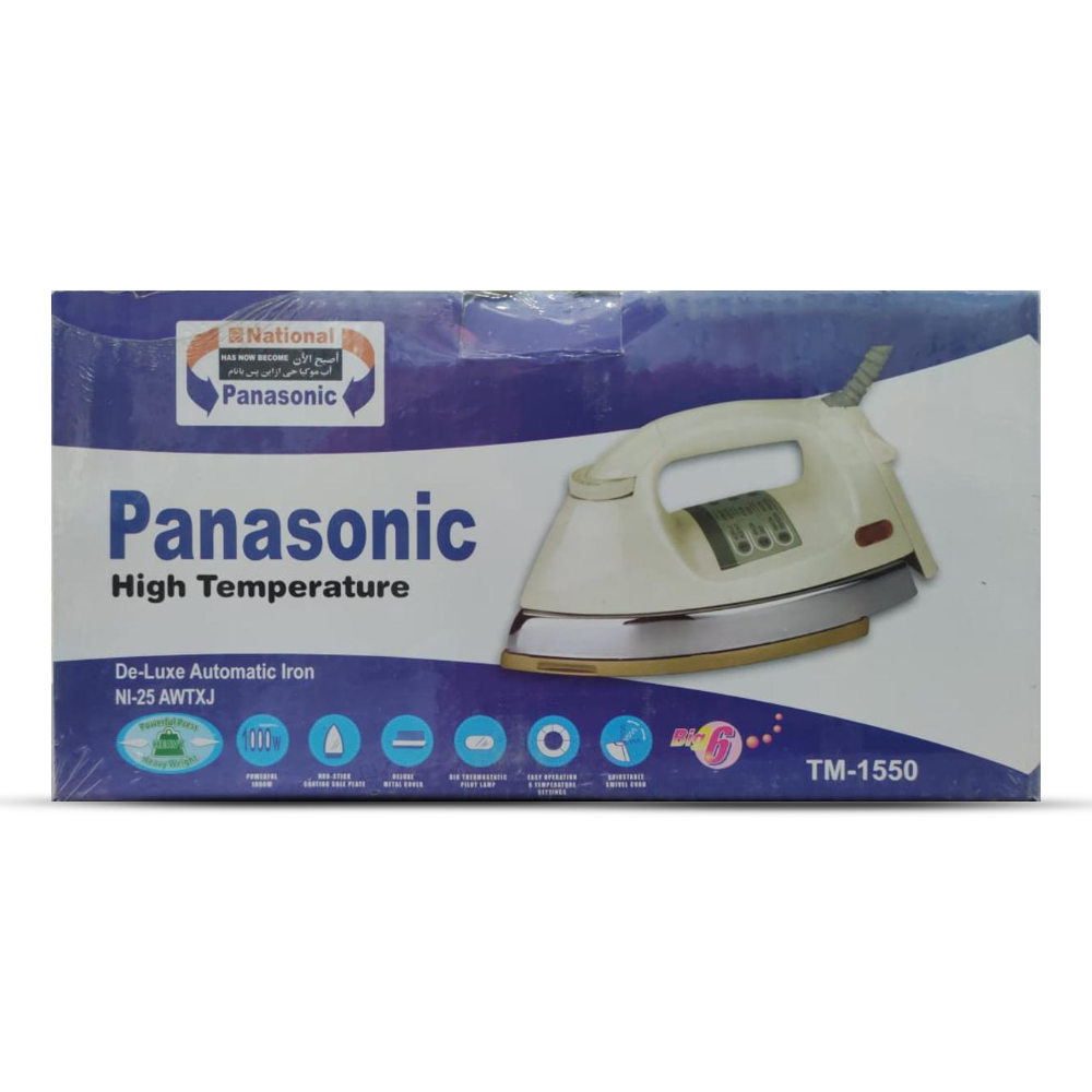 Panasonic NI-25 AWTXJ High Temperature De-Luxe Automatic Iron - White