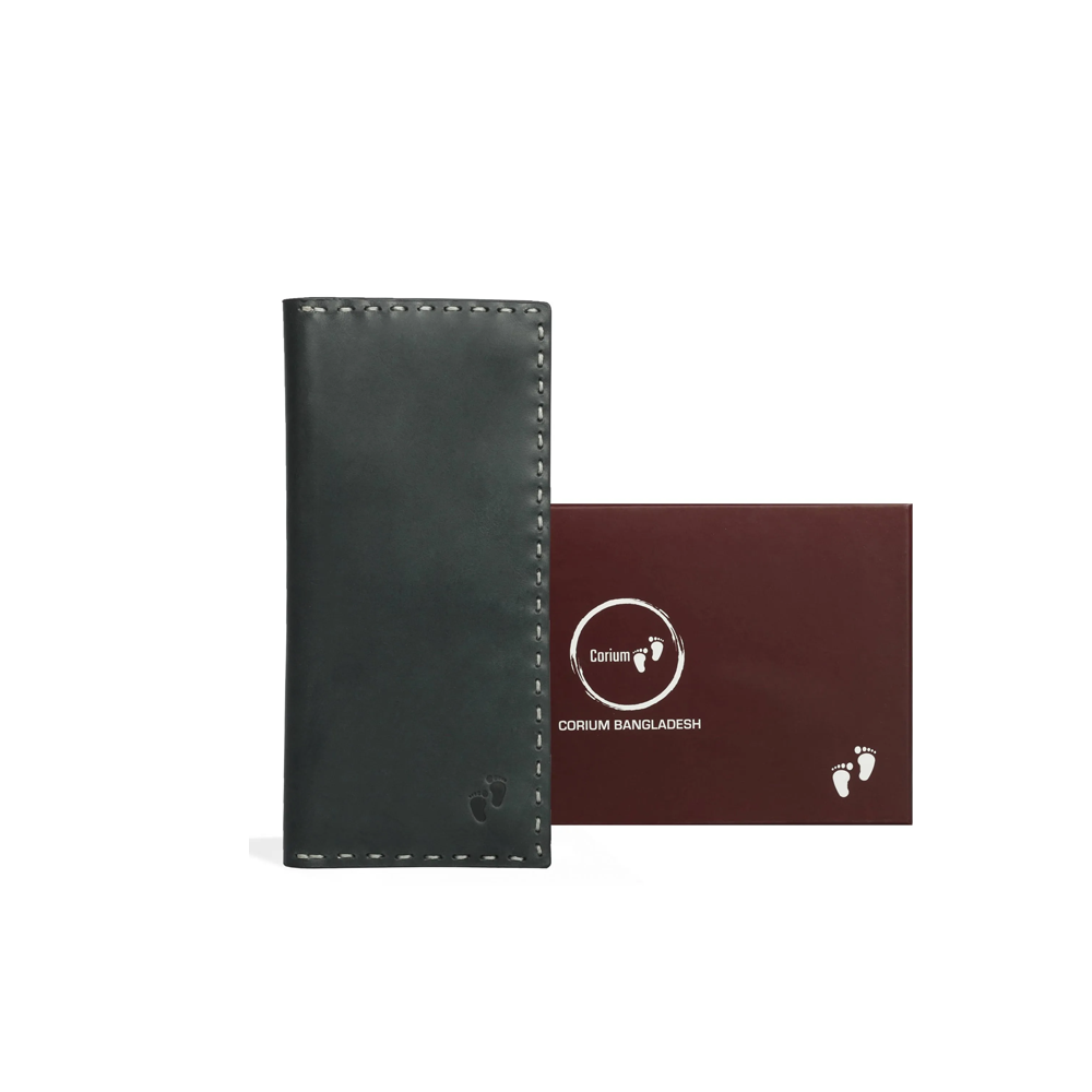 Leather Wallet For Men CRM 202 - Black