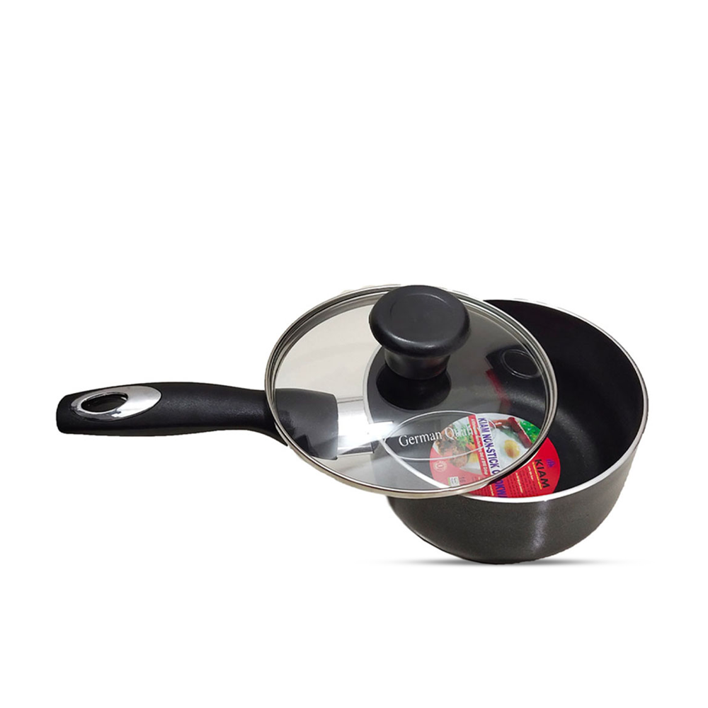 Kiam Non -Stick Milk Pan with Glass - 14 Cm