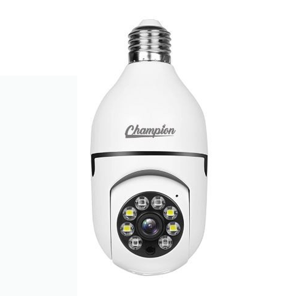 Champion Bulb PTZ IP Camera - 2MP - White
