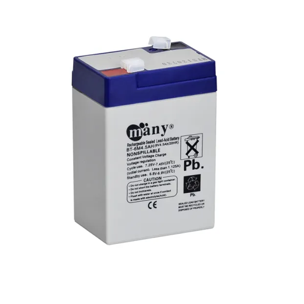 Many BT-6V 4.5Ah Rechargeable Sealed Lead-Acid Battery