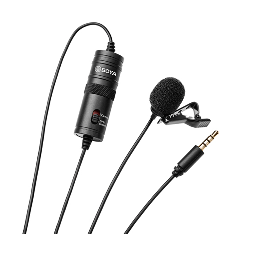 Boya By-M1 Omni Directional Lavalier Microphone - Black