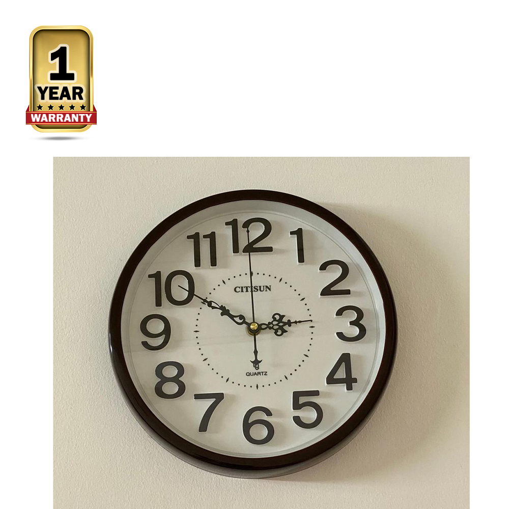 Citisun Wall Clock  -Black and Coffee - Citisun 72