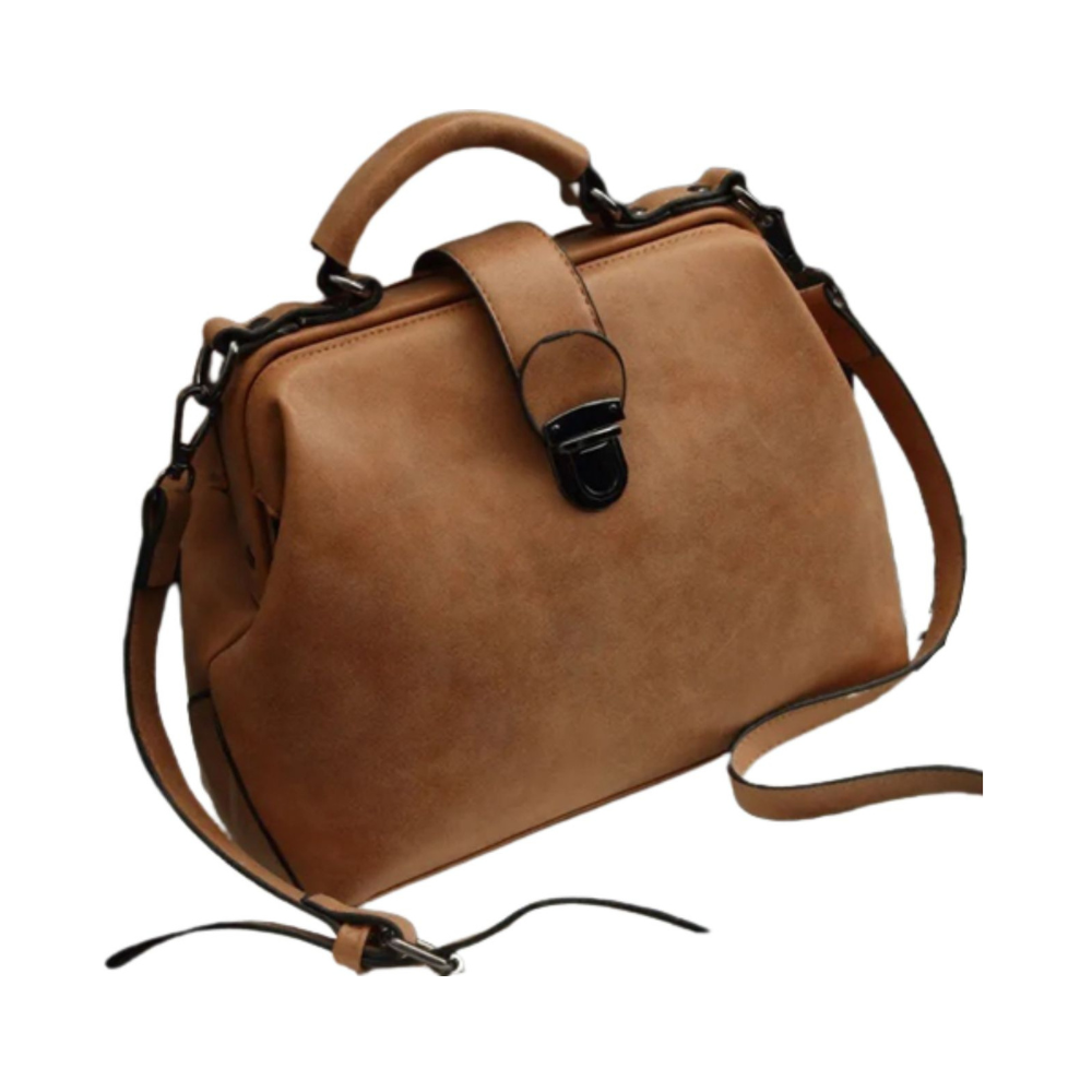 Matte Shoulder And Handbag For Women - Brown