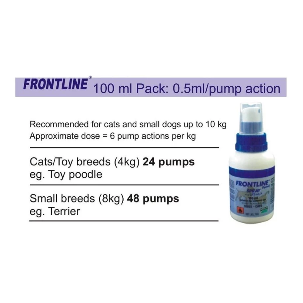 Frontline pump spray best sale