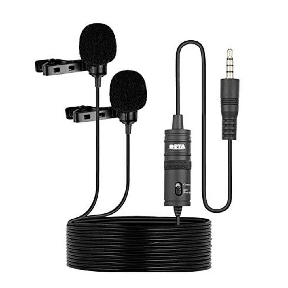 BOYA BY-M1 Omnidirectional Lavalier Microphone (Black) BY-M1 B&H