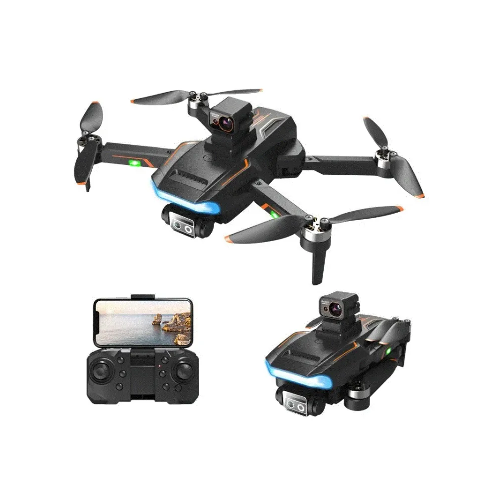 JS27 4K Ultra HD Aerial Photography Dual-Camera Drone - Black