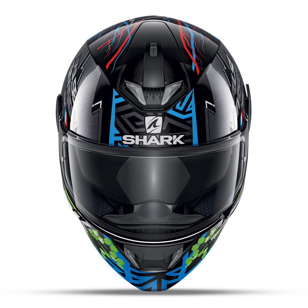 SPARTAN GT BLANK CASCO INTEGRALE SHARK - Motorrace