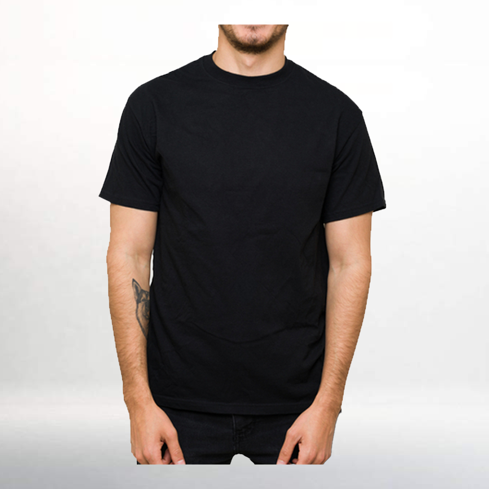 Black t shirt clearance half