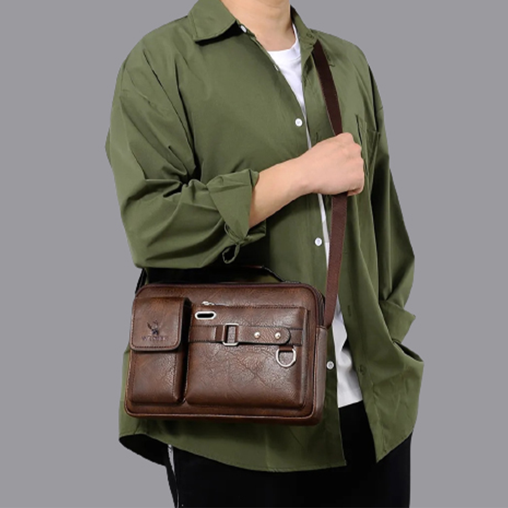 Leather Carrier Bag