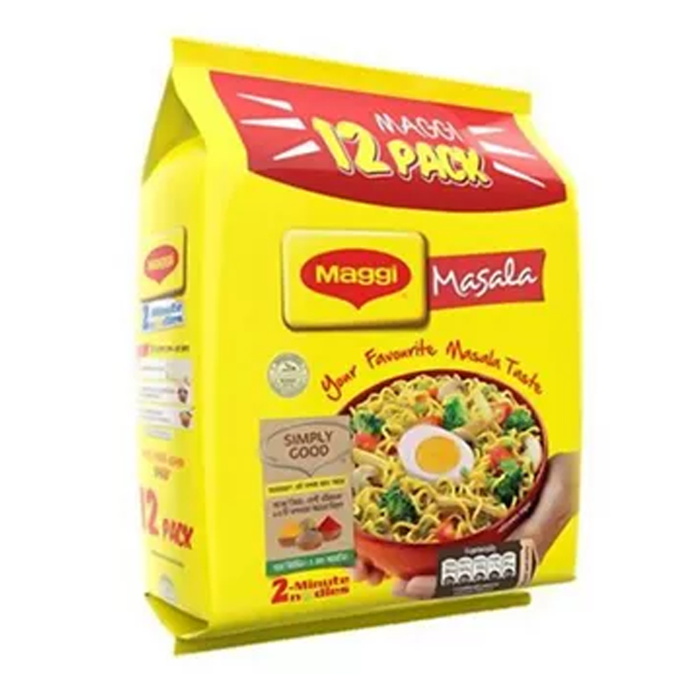 Maggi 2 Minute Noodles Masala 12 pack - 744gm