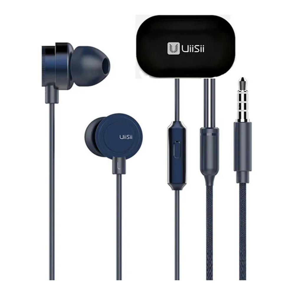 Uiisii Hm13 In-Ear Dynamic Headset With Microphone - Black 