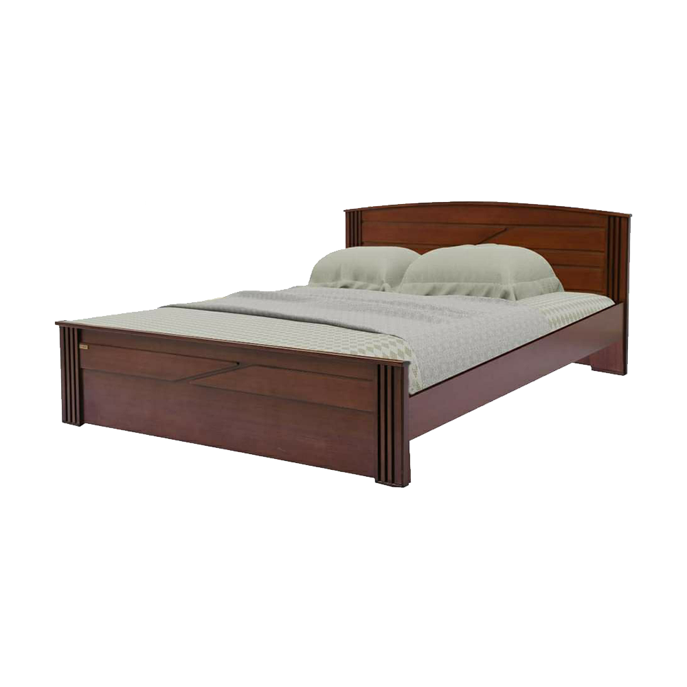 Malaysian Processed Wood King Size Bed - 6'*7' Feet