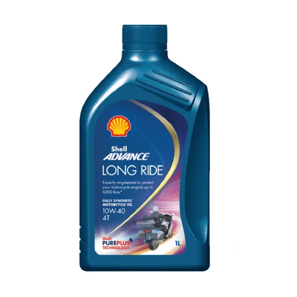 Shell Advance Long Ride Fully Synthetic Engine Oil 10W40 1 Liter