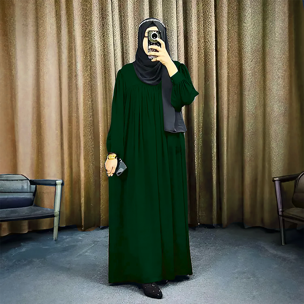 Dubai Cherry Kuchi Body Pocket Borkha and Abaya for Women Bottle