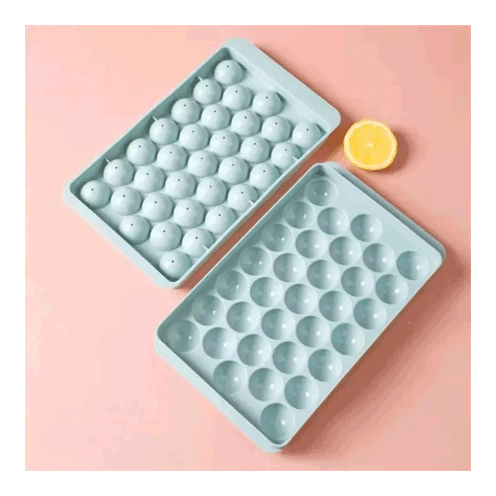 PP Plastic Ice Cube Making Tray  - Teal