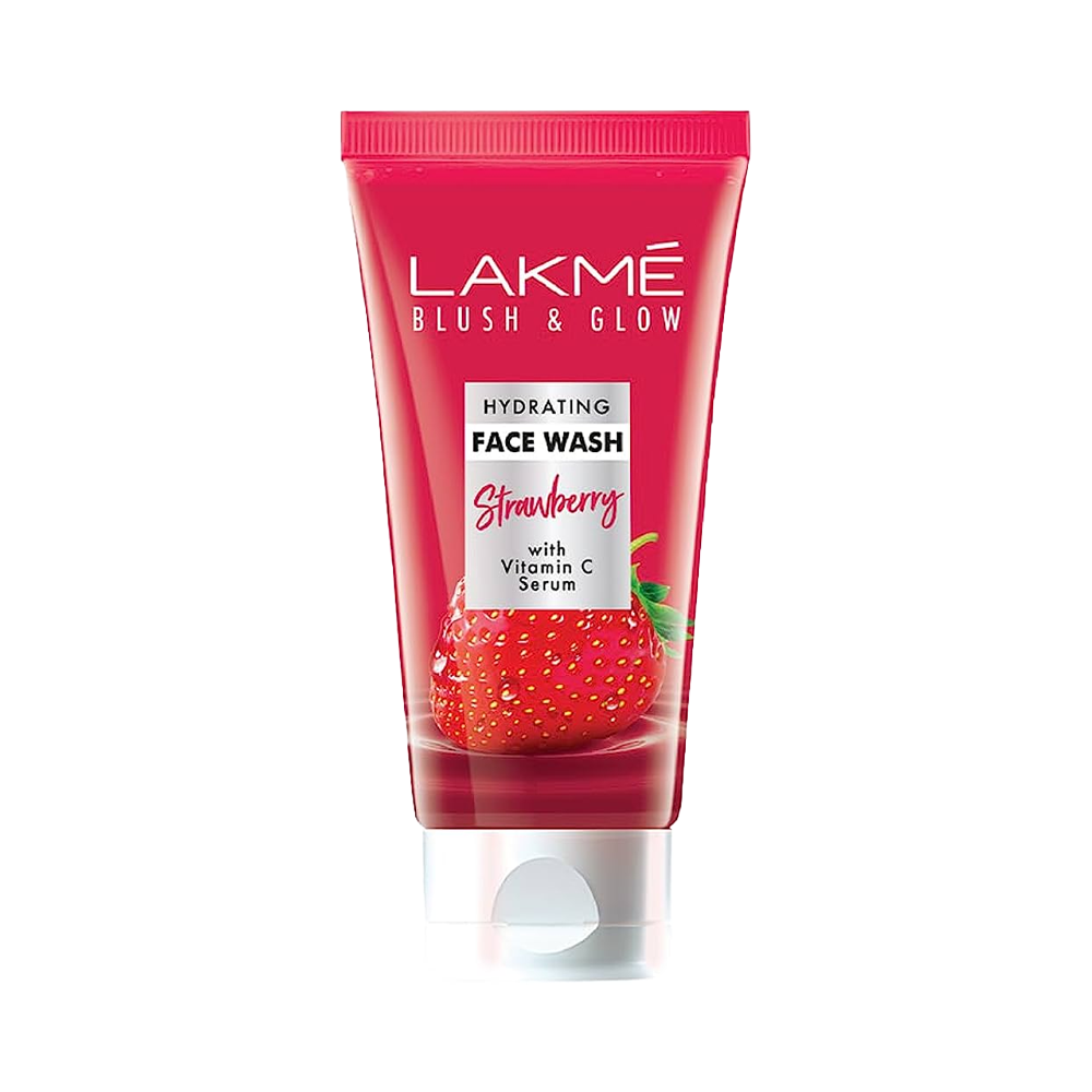 Lakme Blush and Glow Strawberry Blast Face Wash - 100 gm