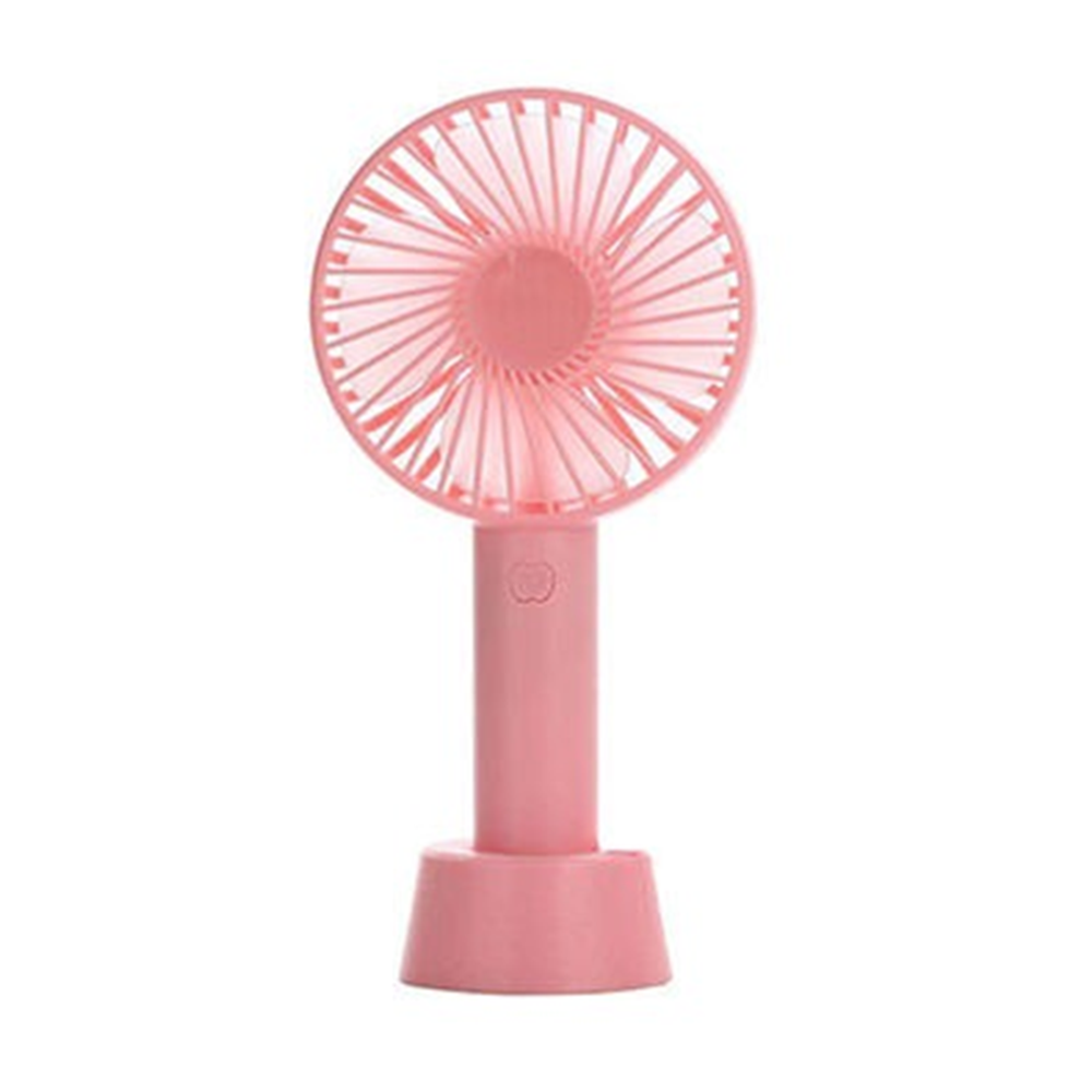 Portable mini rechargeable travel fan - White