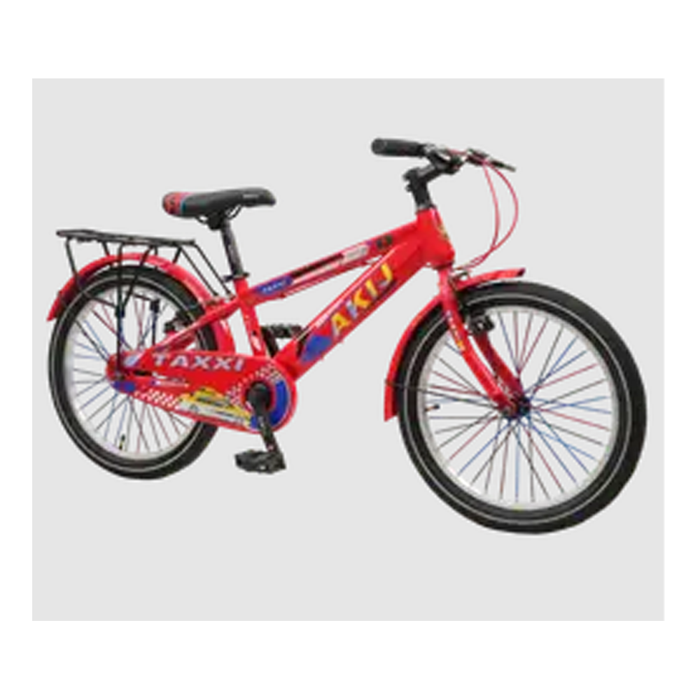 AKIJ STEEL 1 -Speed Taxxi Bicycle - Red - V2-20