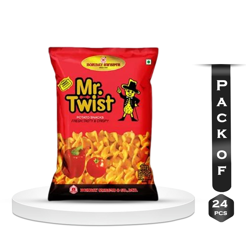 Pack Of 24 Pcs Bombay Mr. Twist Chips