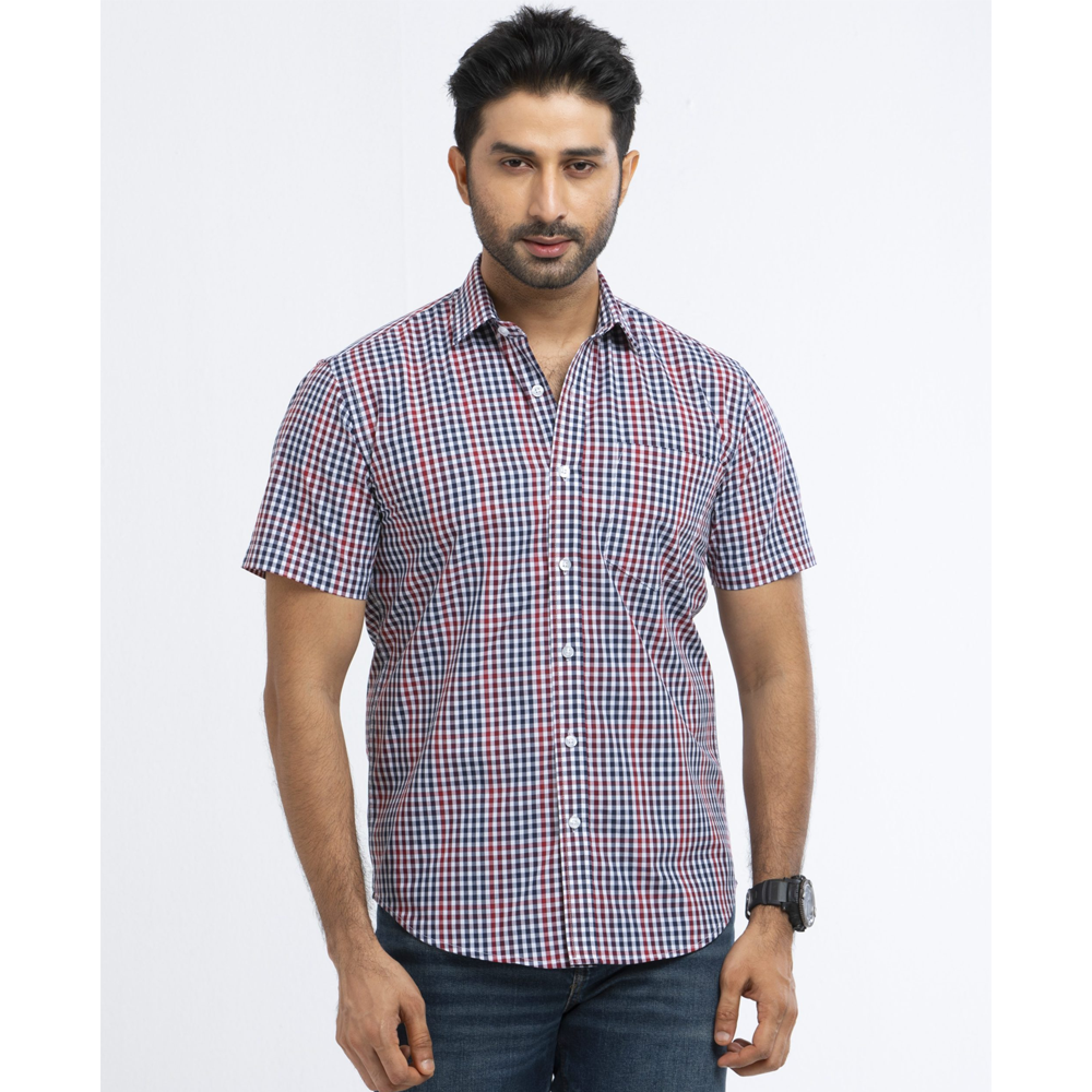 Fiona Cotton Hawai Half Shirt for Men HW-032