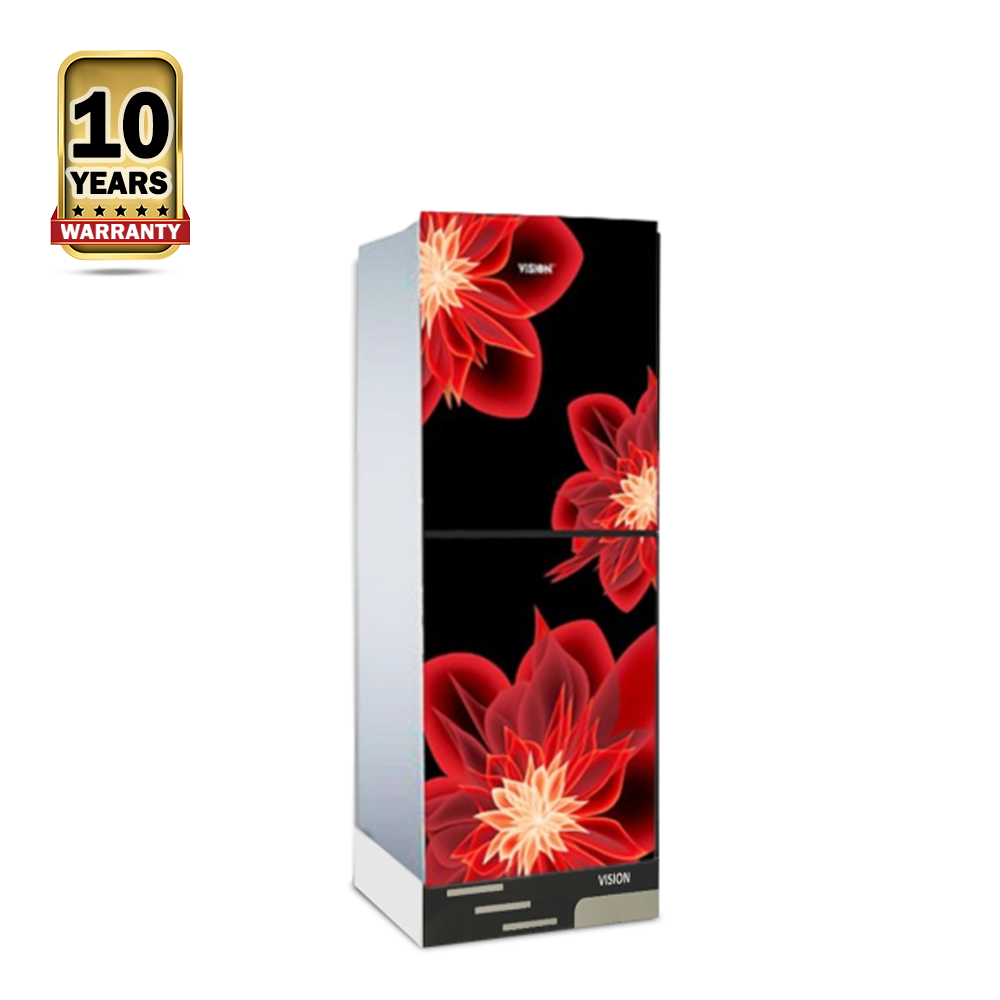 Vision GD RE-180L Refrigerator - 180 Liters - Dahlia Red