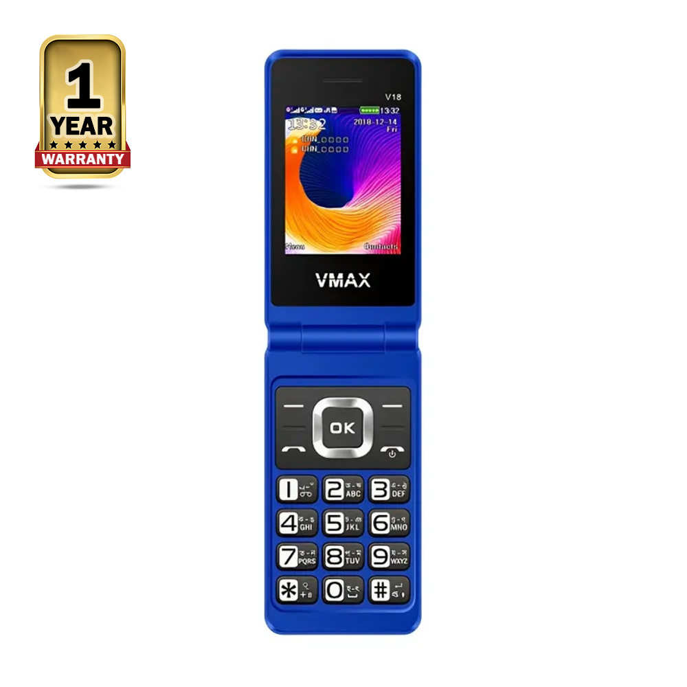 Bytwo Vmax V13 Flip Feature Phone - Blue
