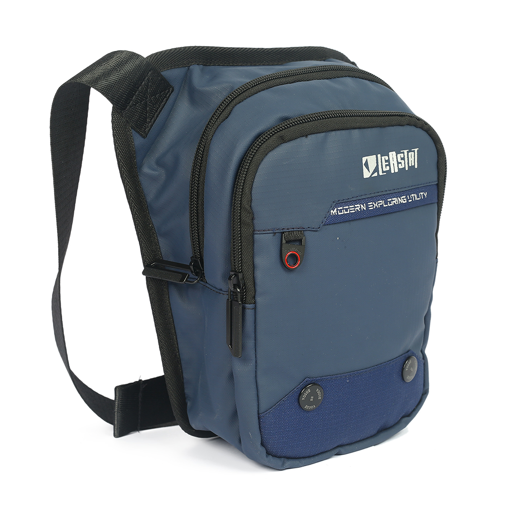 Dobby Nylon And Polyester Crossbody Bags For Men Blue MS 62