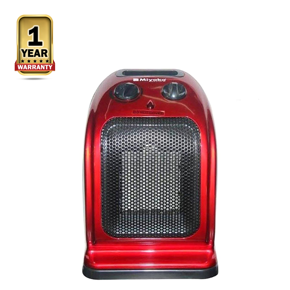 Miyako PTC-10M Electric Room Heater - Red