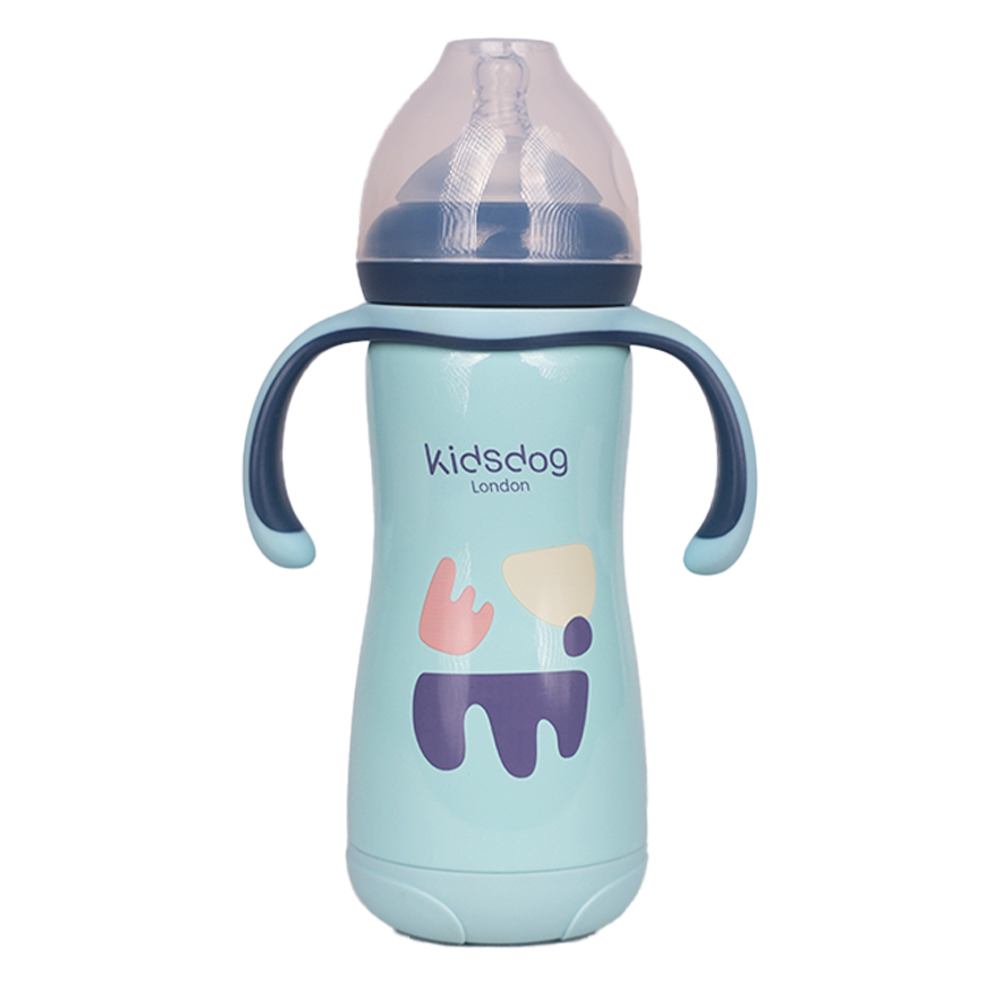 Proclean Kidzee SS Thermos With Nipple Feeder Bottle - 300ml - Blue - FB-1701