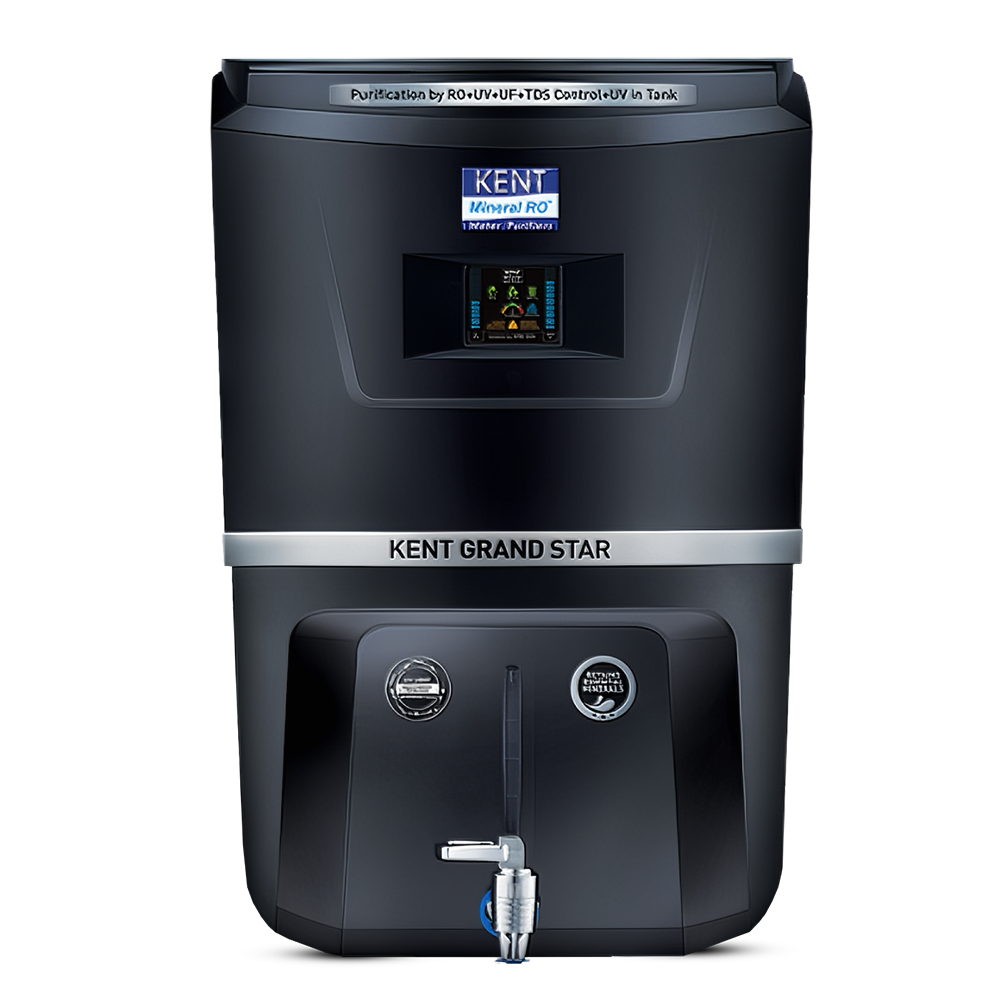 Kent Grand Star RO Water Purifier - Black - 9 Liters