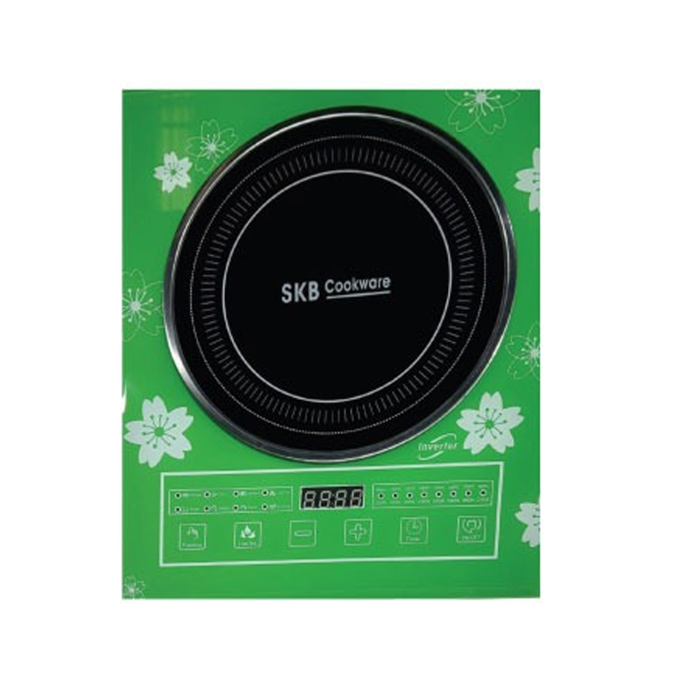 SKB Electric Crystal Black Glass Plate Induction Cooker - 2200W - ES-IV 303