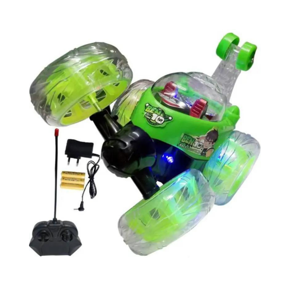 Remote Control Twister Car for Kids - Green