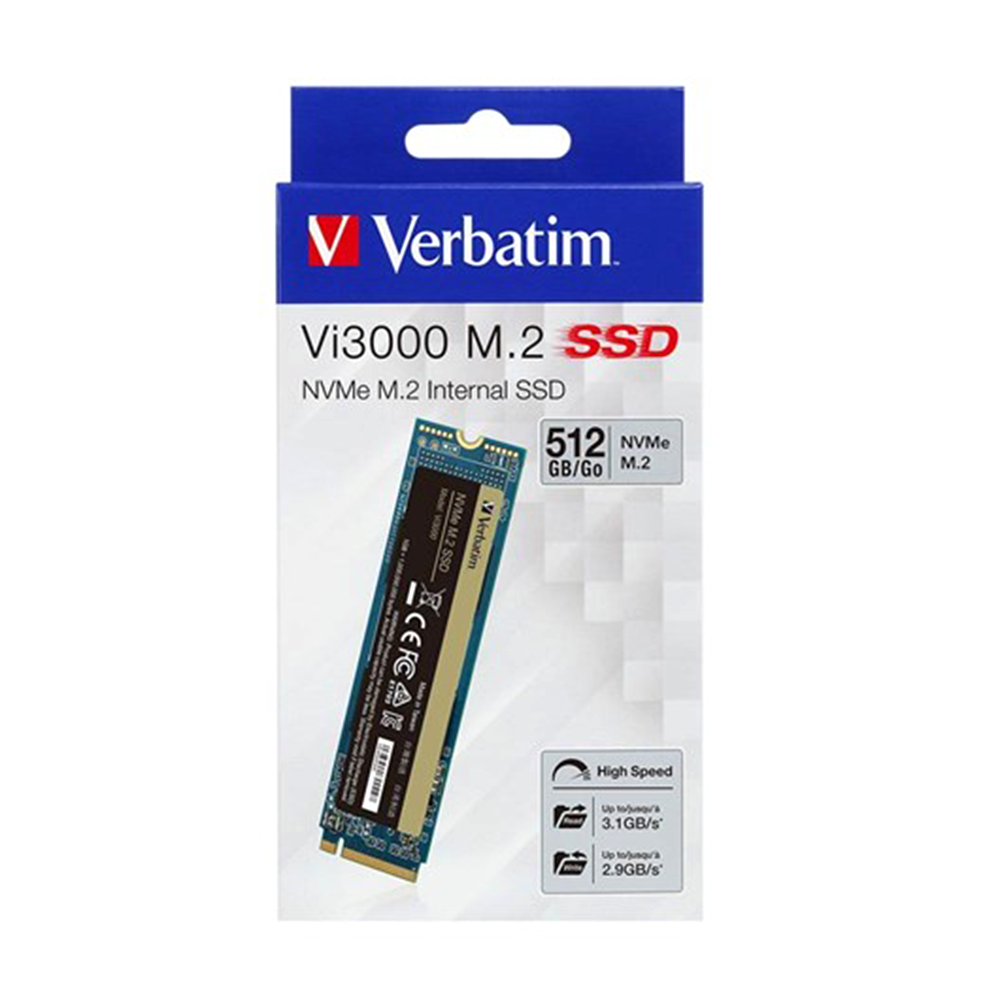Verbatim NV Me M.2 1.3 Internal SSD - 512GB - 66384