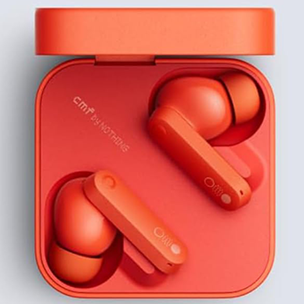 CMF by Nothing True Wireless Earbuds with Active Noise Cancellation - Orange - NTG-EBO