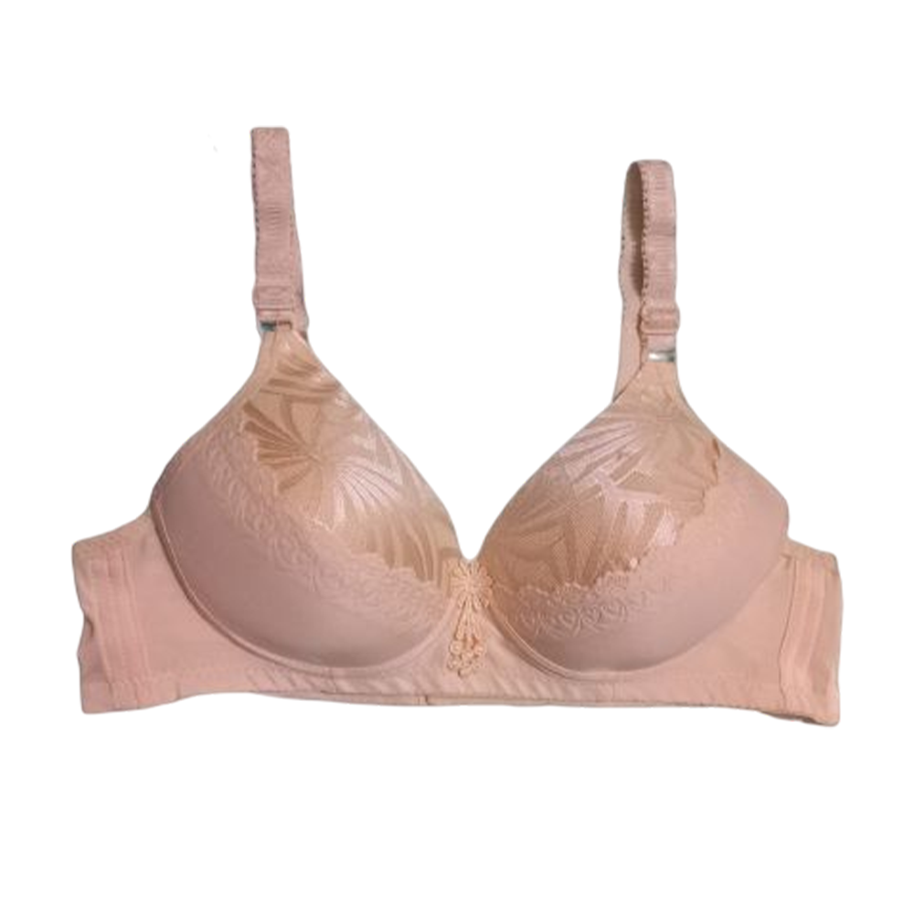 Soft Comfortable Full Cup Bra For Women - Salmon - BR-05