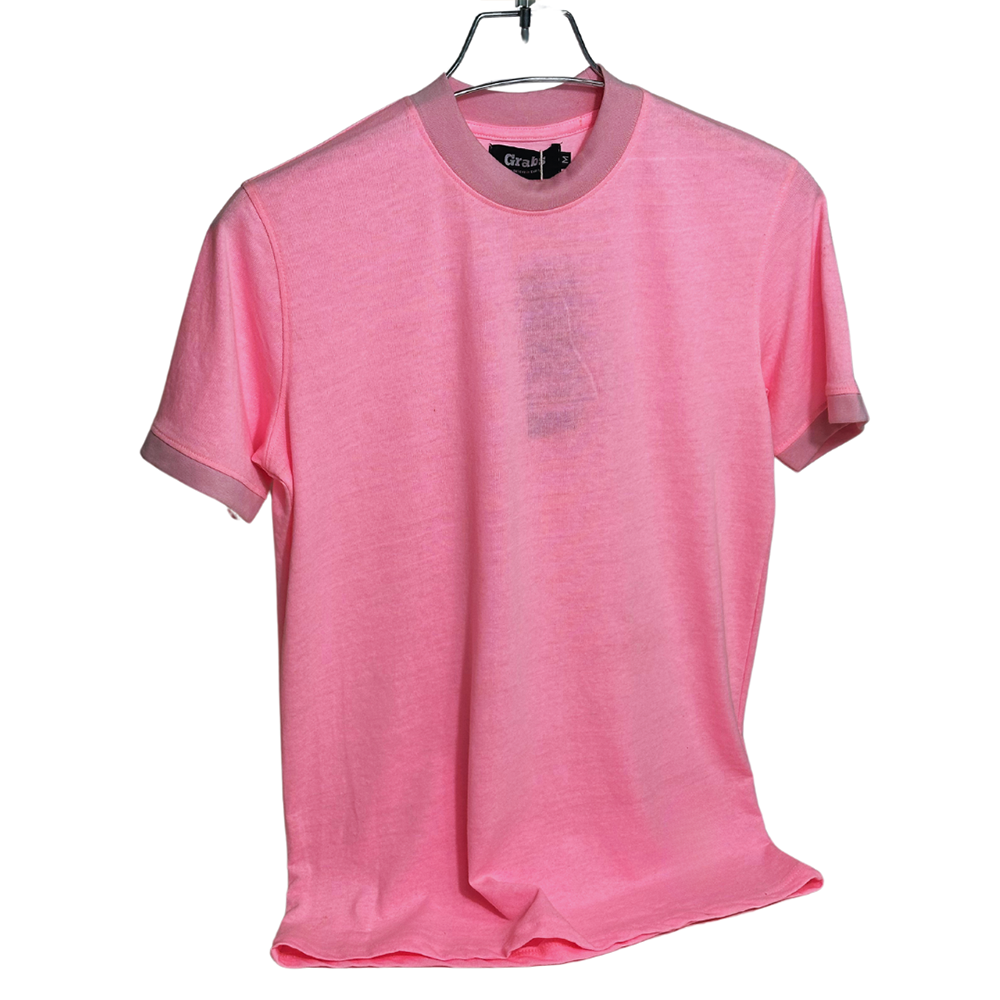 Cotton Short Sleeve T-Shirt for Men - Pink - NEX-HIG-01